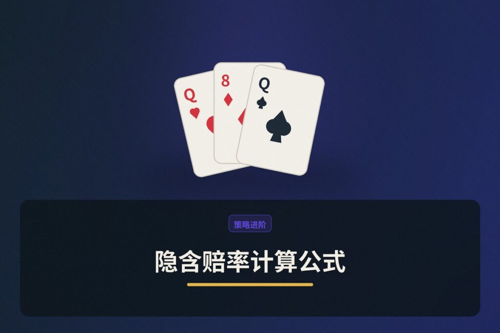 隐含赔率计算公式 - 隐含赔率计算公式:三步判断听牌跟注是否有利