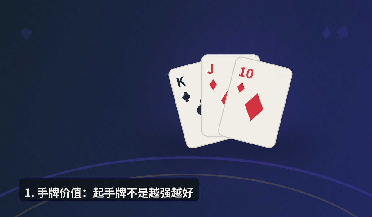 新手必懂的五个基本概念 - 新手必懂的五个基本概念:从手牌价值到位置优势全解析