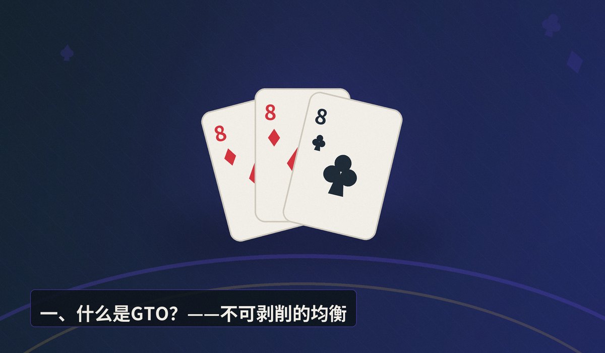 GTO策略入门 - 德州扑克GTO策略入门:三个核心概念帮你看懂博弈论最优打法