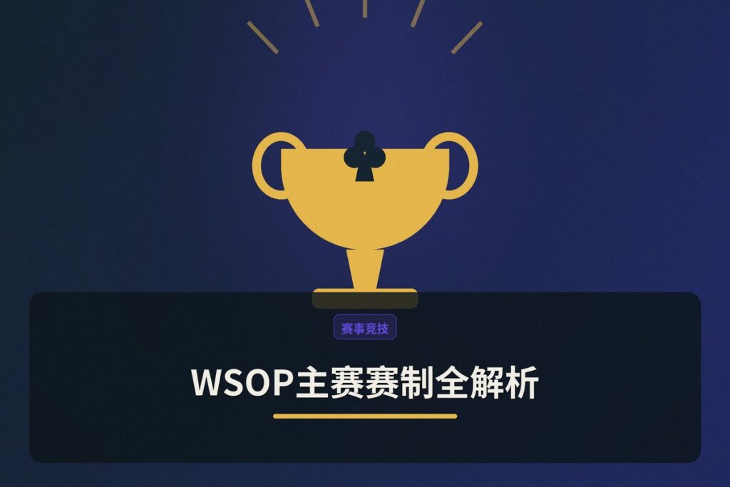 WSOP主赛赛制介绍 - WSOP主赛赛制全解析:从买入到金手链的完整指南